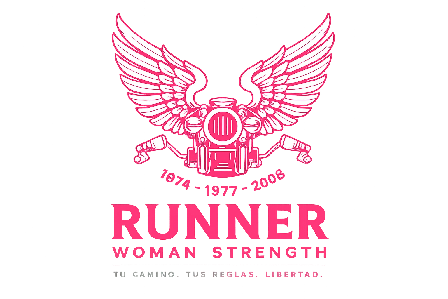 RUNNER WOMAN STRENGTH Logo